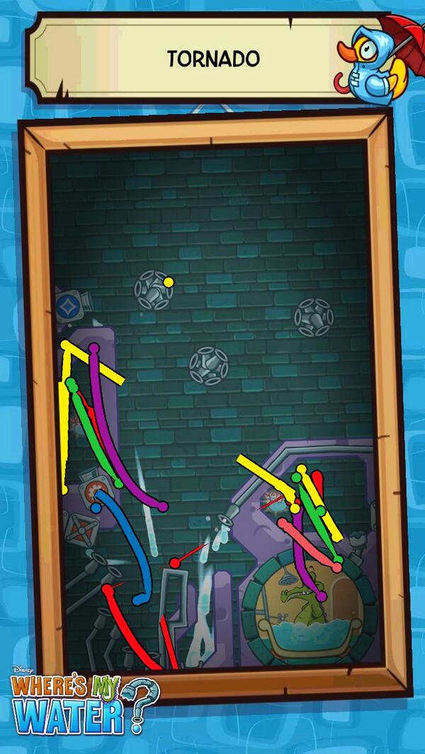 just made this photo while completing a level from Where’s My Water? Try and see what you can do!