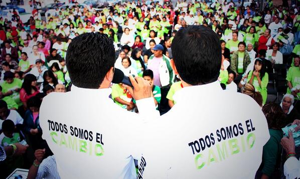 Vamos a Ganar!
#ZacatecasYaDecidio 
#ZacatecasCapitalYALateVerde 
#TodosSomosElCambio 
<a href="/CuauCalderonG/">CUAUHTEMOC CALDERON</a> <a href="/jorgeverdedio/">Jorge Miranda Castro</a>