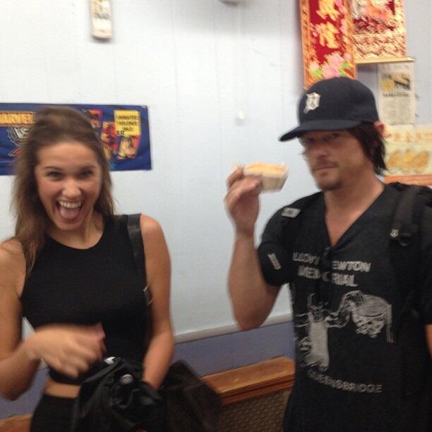 Norman+Reedus+Girlfriend Norman Reedus and Girlfriend Cecilia Singley (on right) - Page 41
