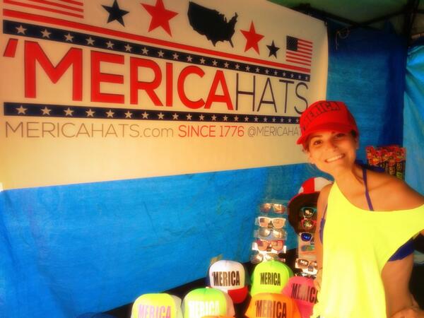 We are live from #RedHotBoom in Florida. #merica