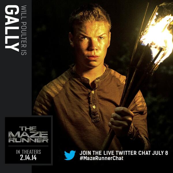 THE MAZE RUNNER Cast Member Tweets – Will Poulter