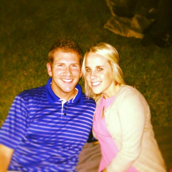 TaraBrown32's tweet photo. Enjoying the fireworks with this handsome guy and great friends! #blessed @cwbrown28 http://t.co/dfxjPyqSaB