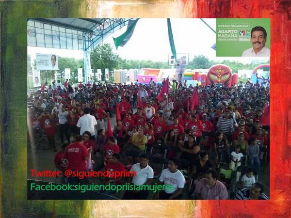 SiguiendoPriIM's tweet photo. GRAN CIERRE DE CAMPAÑA, GRACIAS POR TU APOYO @AgapitoMaganaS @betoborge @Lalo_Patron @CESARPOOT  #VotaPRI http://t.co/ND5I4nV54e