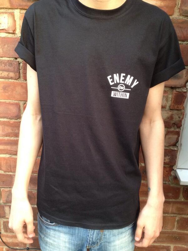 EnemyWithinAppa's tweet image. NOW IN STORE TO PURCHASE FOR £9.99 enemywithinapparel.bigcartel.com