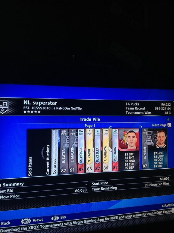 TheWhelan4's tweet photo. One day trade day! @HUTCentral not niemi tho start prices vary but please send a trade #RT http://t.co/hyzCcJZVQa