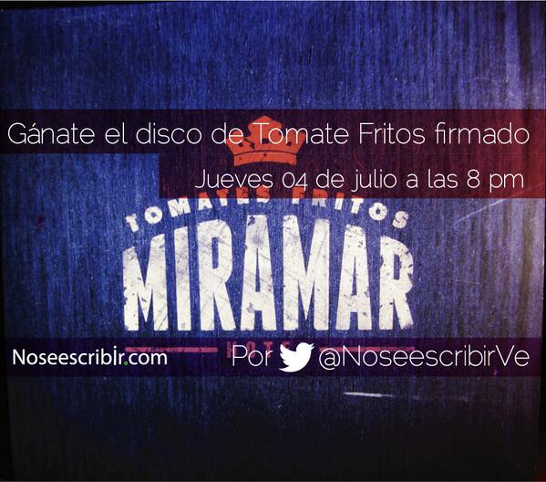 undostrescuacom's tweet photo. Mañana vamos a reglar el ultimo disco de @tomatesfritos  firmado por la banda  ¿vas pendiente? http://t.co/qOGzomtVkF