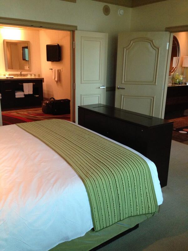 Technoliz's tweet image. Find the tv. It is in the box at the end of the bed. #mikeisawesome