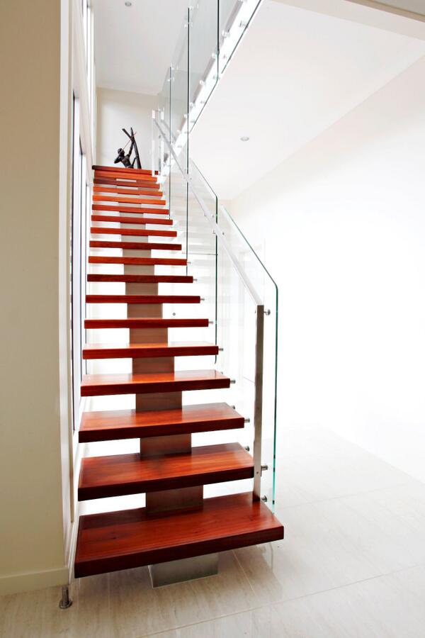 An example of the works completed by <a href="/ArdenStairs/">Arden Architectural</a>! High end #residential #monostringer #staircase #QLD
