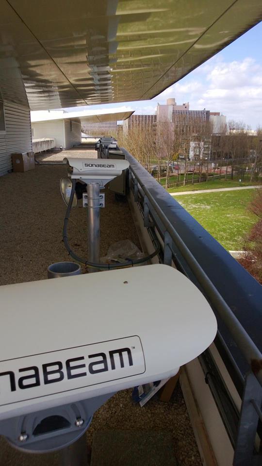 SONAbeam 2500-Z's in Paris providing 10 Gbps! Stay tuned for the case study. #fso #opticalwireless #10gb