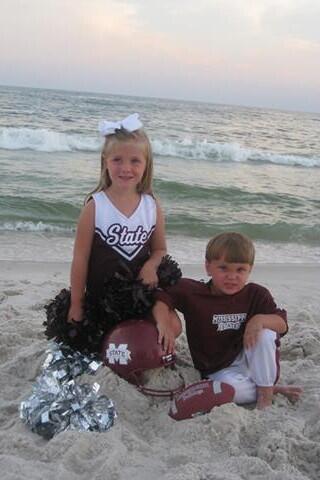 Future MSU Cheerleader &amp; Linebacker!! <a href="/CoachDanMullen/">Dan Mullen</a> @stricklinMSU #HailState #GoDawgs