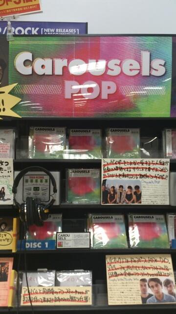 rallyelabel's tweet photo. Carousels @selscarou @ tower records,shinjuku http://t.co/yCxmSGhvNm