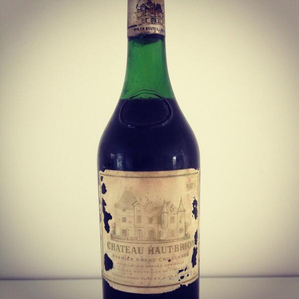 Chateau Haut Brion 1973 (for everyone who is turning 40 this year ;) for sale. EUR 175 #1973 #bordeaux #finewine