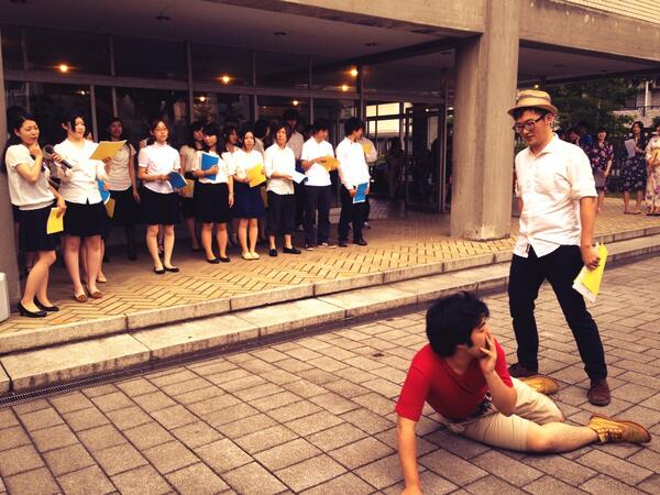 Musaon2013's tweet photo. ヴォーカルアンサンブル部！ http://t.co/LjoPBHNcVb
