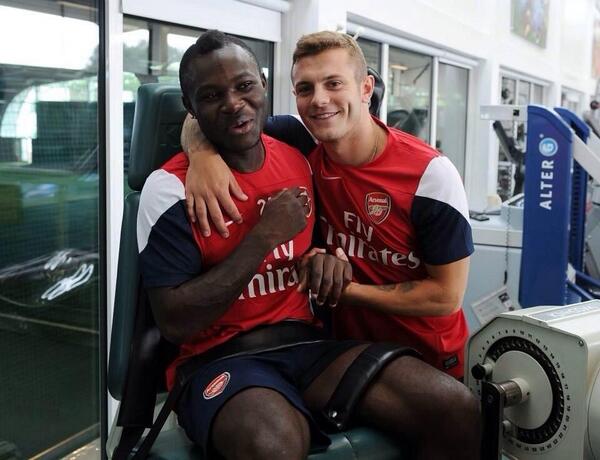 AFCdotcom's tweet photo. Frimpong and Jack http://t.co/85TIoXP22a