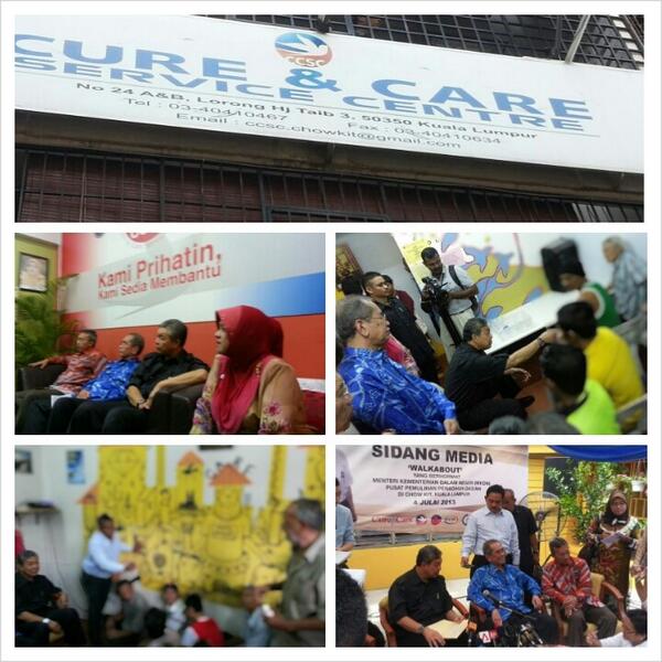 DrZahidHamidi's tweet photo. Lawatan Ke Pusat Pemulihan Penagihan Dadah di Jln Chow Kit, KL. @KDNPUTRAJAYA @AADKMalaysia @arahimradzi @KP_AADK http://t.co/GDyboiFz3m