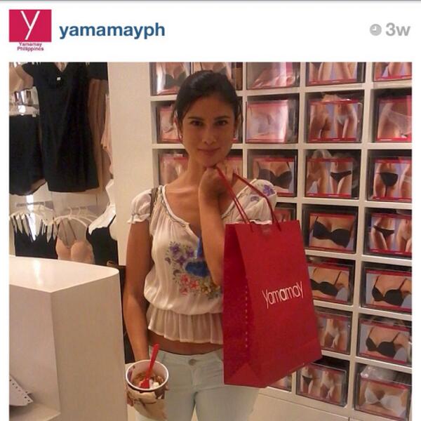 #throwbackthursday with @bianca_king @BiancaKing4ever shopping at Yamamay Robinsons Magnolia.