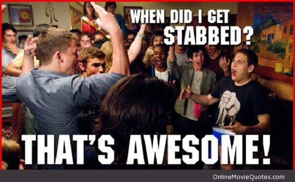 21 Jump Street When Did I Get Stabbed Http T Co Dys6tdq9je