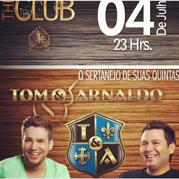 TomBaratella's tweet image. Hj em  Rio Preto - SP  na " THE CLUB JK" #TORUIM