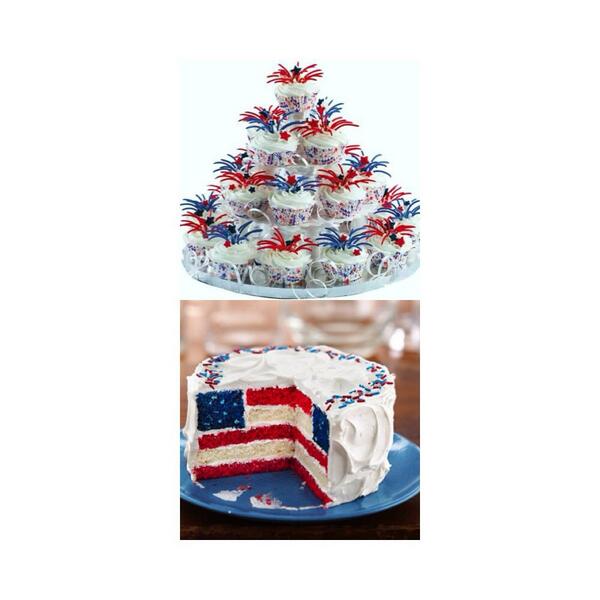 RidgeWoodRP's tweet photo. Happy Fourth of July 🇺🇸 here's a cupcake or a slice of cake. Tell us what you got:) also retweet and favorite❤ http://t.co/3xr03oKcg2
