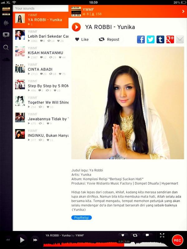 Single Ramadhan <a href="/yunikayunika/">yunika</a> "Ya Robbi" Alb.Kompilasi "Berbagi Sucikan Hati" snd.sc/12IgxKW <a href="/Dompet_Dhuafa/">adamahna mitra karya</a>