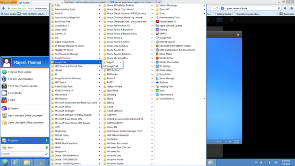 rtkwt's tweet image. @vin2ktalks and one more image showing the classic menu way using #classicshell