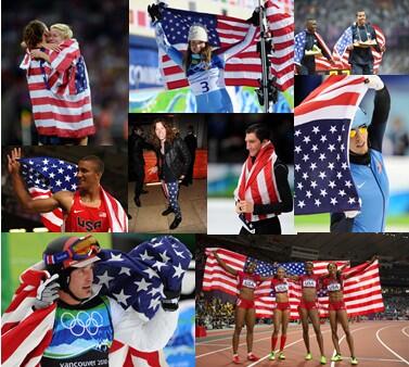 TeamUSA's tweet image. How do YOU wear the flag? First 3 fans to tweet us a photo of their red, white &amp;amp; blue will win #TeamUSA apparel!