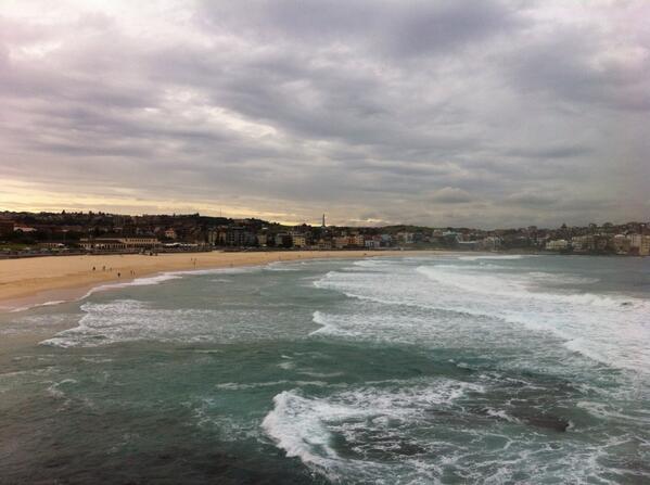 frangipaniCD's tweet photo. Just across the road #bondibeachtimes http://t.co/MpLr1j3hjv