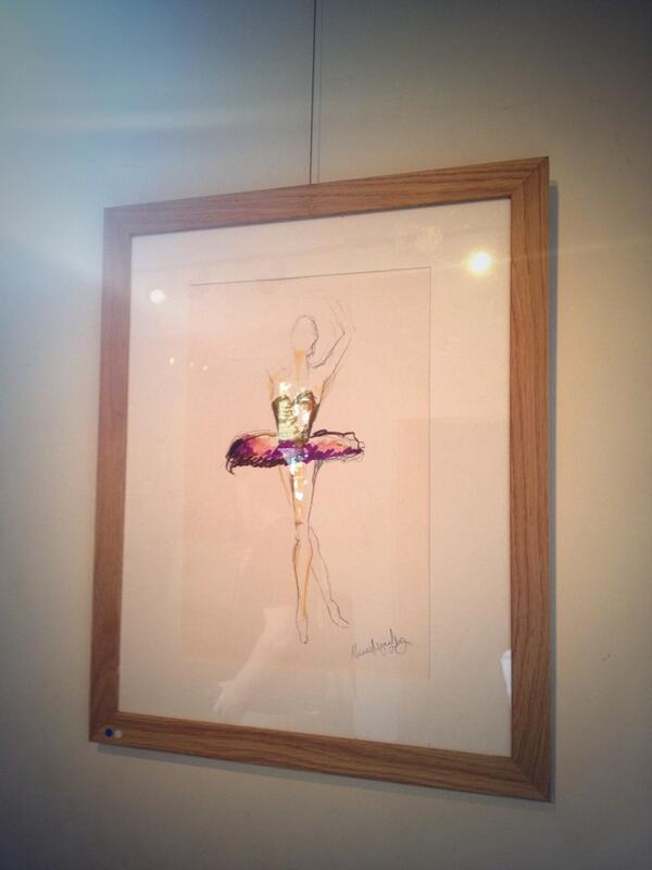 will__dave's tweet image. My housemate&apos;s beautiful drawing on display in the @BonnieFriend &amp;amp; @EleanorMLDesign exhibition