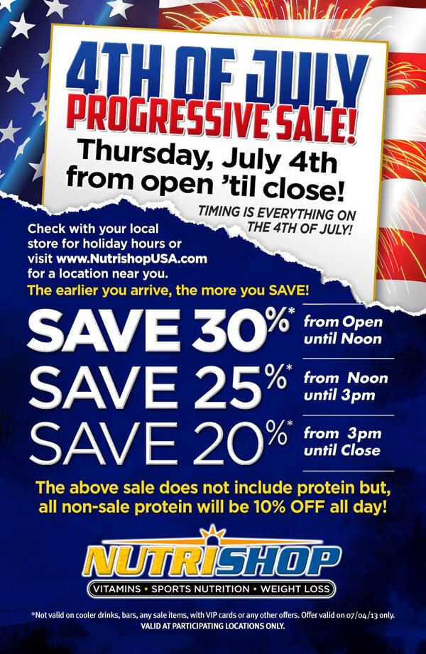 Nutrishop_Miami's tweet photo. JULY 4TH SALE! Apologies for the late post! Stop in and catch a deal! http://t.co/gYuzV8i4nE