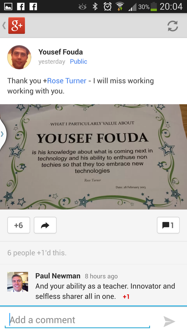 YFouda's tweet image. I will miss @ReadingCollege &amp;amp;  SMT. Thanks for everything. @turnerrca @PaulNewman28 @LesleyDonoghue @penncheryl