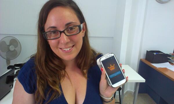 Emocionada <a href="/reich683/">Raquel Martin</a> con ser alcaldesa de <a href="/voicelanguage/">Voice Language</a> en foursquare