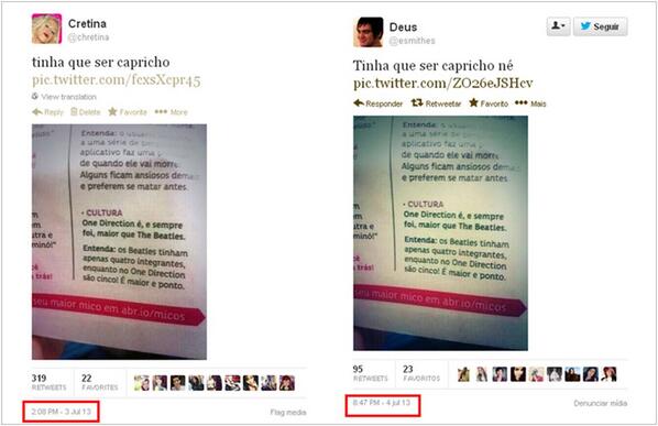 TMZBrazil's tweet photo. Após ser acusada várias vezes, agora é @Chretina quem acusa @Esmithes de kibe http://t.co/2j2S3mSaME
