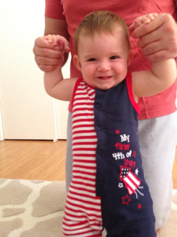 jaxyork's tweet photo. Happy 4th of July! This is my first one. Think I'll like fireworks? http://t.co/IgP1JOGFub