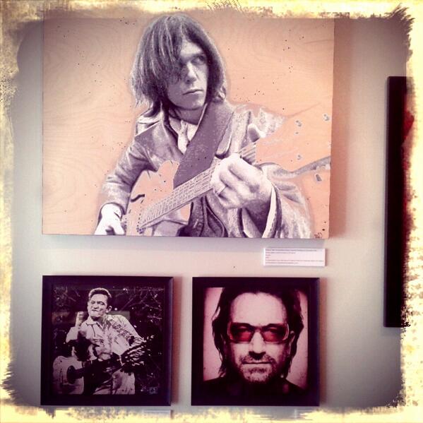 Some cool new art has arrived from @ChantellaViala , including an original of Ol' Neil himself!