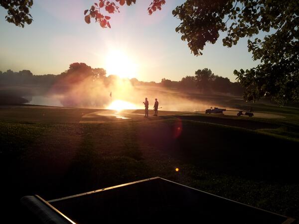 Nothing like a July morning at Hazeltine National!