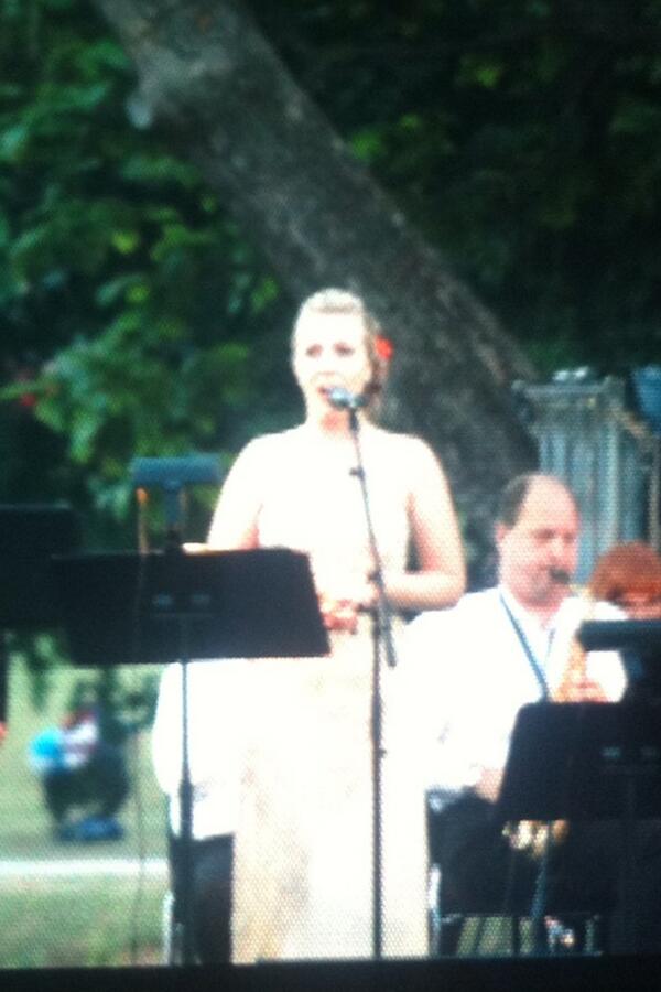 NWCNorman's tweet photo. @NWCNorman 's own Nicole Robertson performing at The Tribute to Liberty! Happy Fourth of July! http://t.co/JYzmwyuNpl