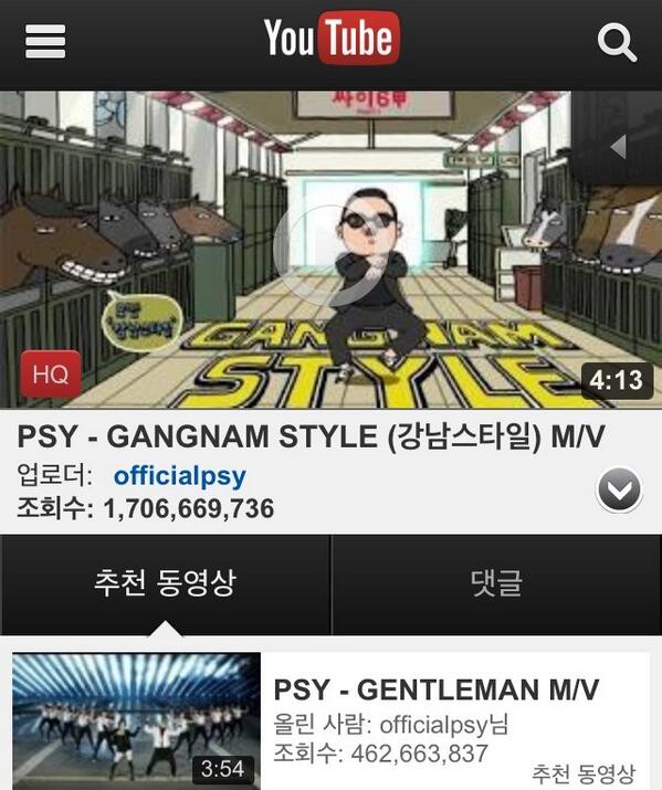 My GOD!!! 1.7Billion Views!!!