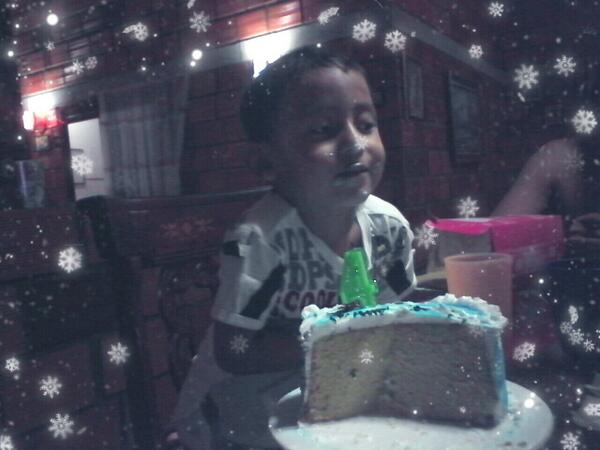 Celebrando Cumple Manu papasito anyela herber