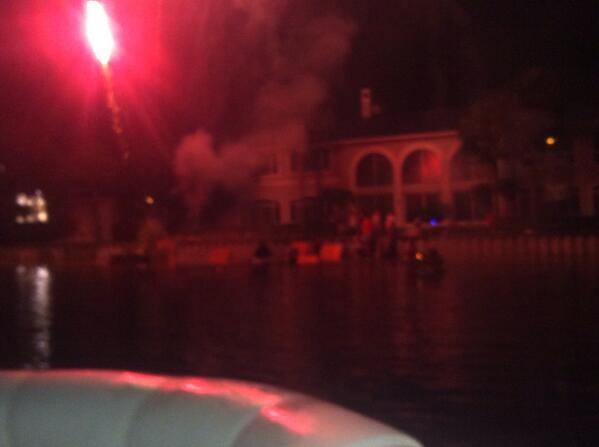 A_A_Angelo's tweet photo. @SHAQ The sickest fireworks show I have ever seen! Big dude put on an hour long grand finale. Made all our nights! http://t.co/50qk5ZT645