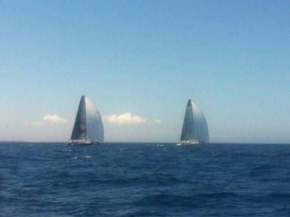 Gladiator hunt the lead in the coastal! <a href="/52SuperSeries/">52 SUPER SERIES</a> #RoyalCupMarinaIbiza