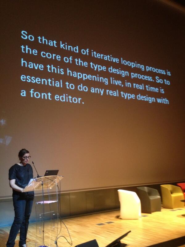 vnarotzky's tweet image. Femke Snellting presents tools for interactive and #opendesign graphic design and typographic work. #ODSC13