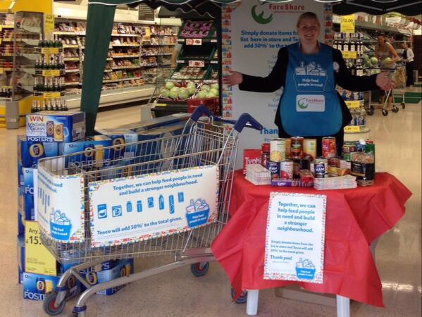 stevepdillon's tweet image. Brackley ready for the food bank. #everycanhelp