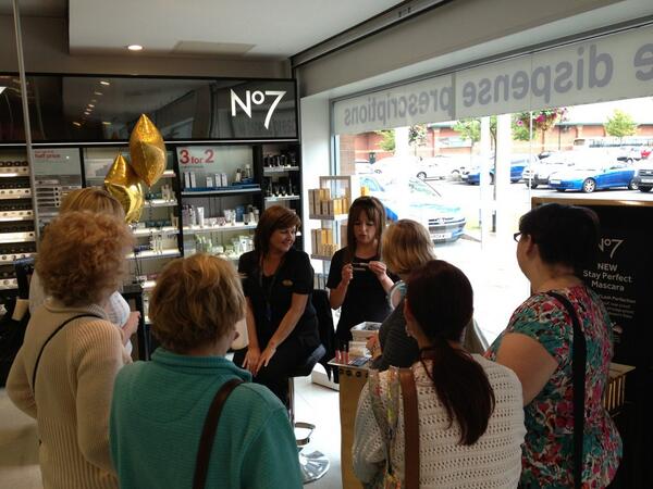 Last day of the beauty event. Come in store today to see demonstrations on how to get the perfect eye shadow look.