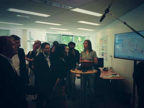 fleurpellerin's tweet image. Rencontre avec les salariés de @Mappy pour parler itinéraires, départs en vacances, accès aux commerces de proximité