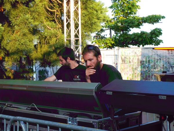 SonicWaveI's tweet photo. Mixing support band before @youwillgws @rotefabrik with the best sound of @mayersound loudspeakers and @sonicwaveI http://t.co/GcKs50lVFa