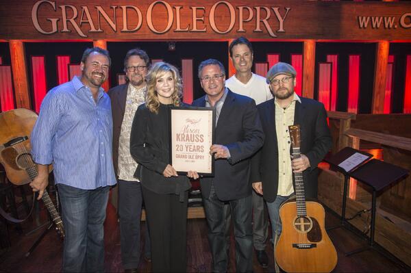 AlisonKrauss's tweet photo. Congratulations to Alison Krauss who celebrated her 20th anniversary of Opry membership last week http://t.co/SmICOhH6Cd