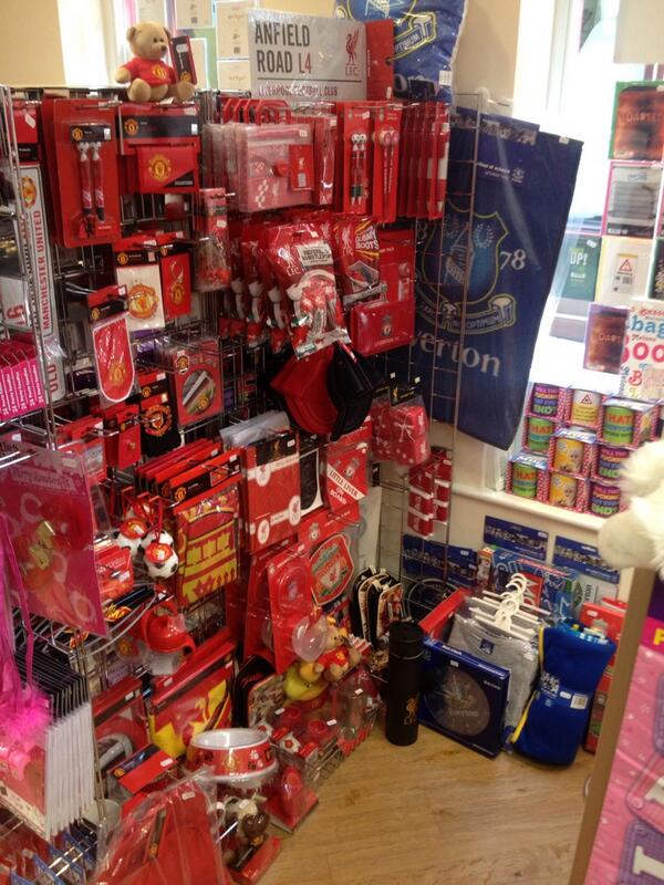 Selection of our football gifts #liverpool #everton #manutd #allsorts #cheapprices #cardology #ormskirk