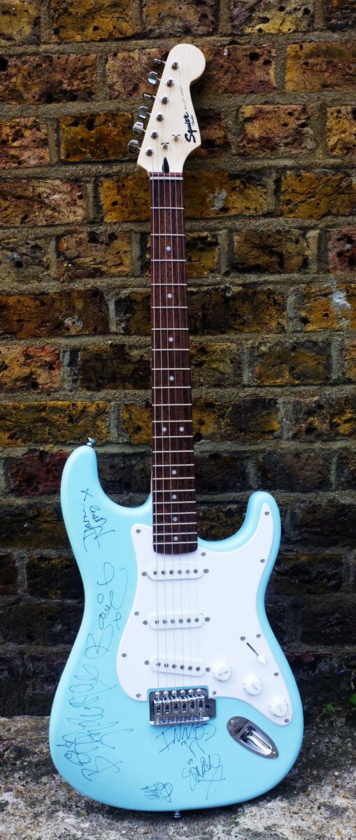 ScreamOfficial's tweet photo. We're giving-away this signed guitar!! To win it, just retweet this + enter your details here>>http://t.co/iDSQJrGE4m http://t.co/l9oThGL9LS