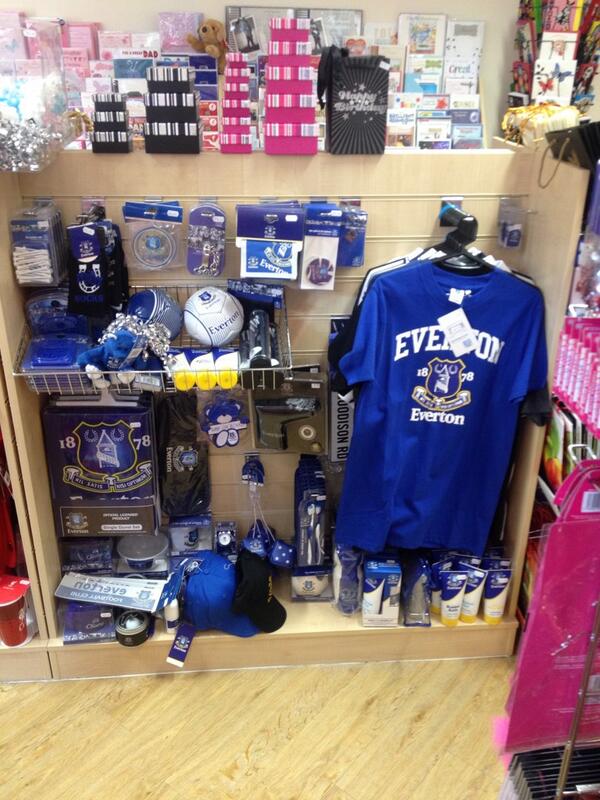 Selection of our Everton gifts #everton #ormskirk #gifts #tshirts #footballs #cardology #churchwalks