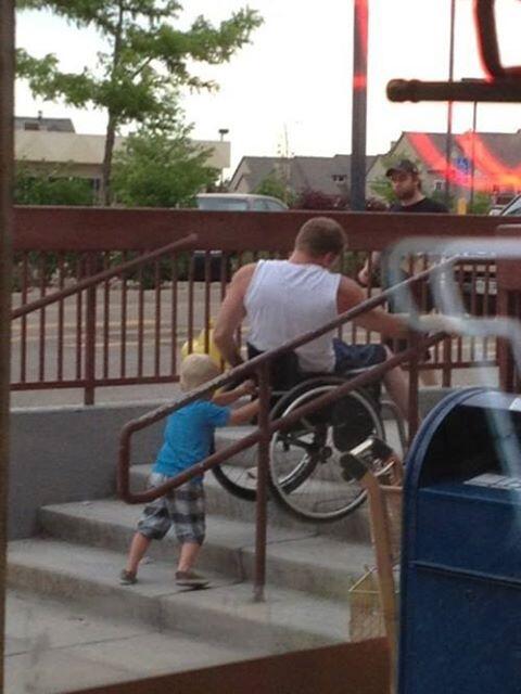 dosomething's tweet photo. Something tells us this little boy is going to grow up to be a great man. http://t.co/zR4J3Jq368